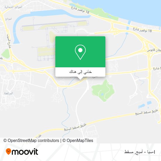 خريطة I-سبا - أمبج