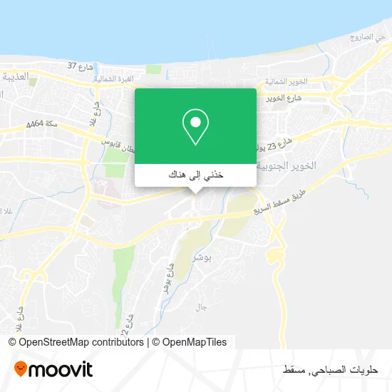 خريطة حلويات الصباحي