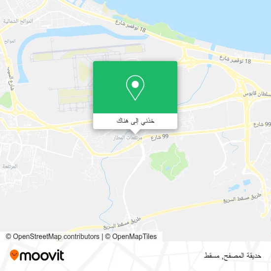 خريطة حديقة المصفح