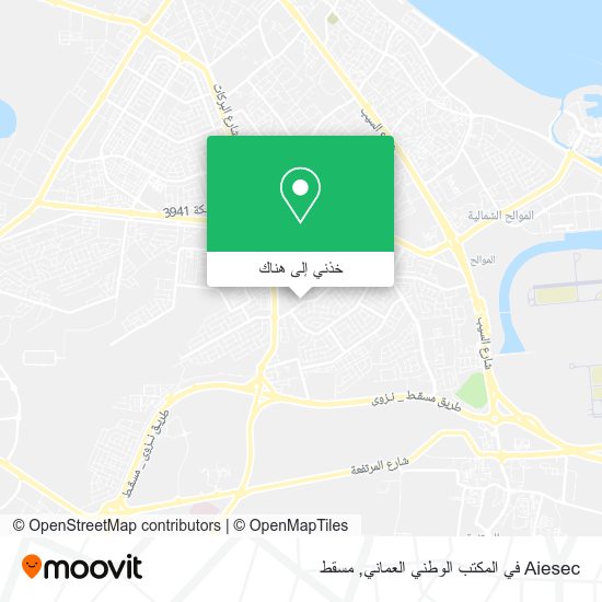 خريطة Aiesec في المكتب الوطني العماني