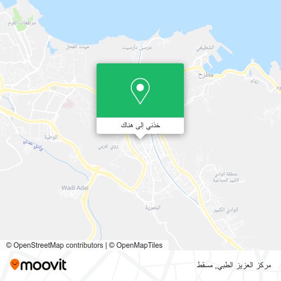 خريطة مركز العزيز الطبي