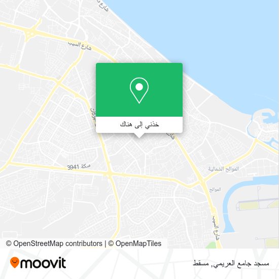 خريطة مسجد جامع العريمي