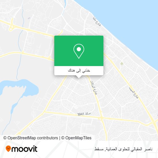 خريطة ناصر المقبالي للحلوى العمانية
