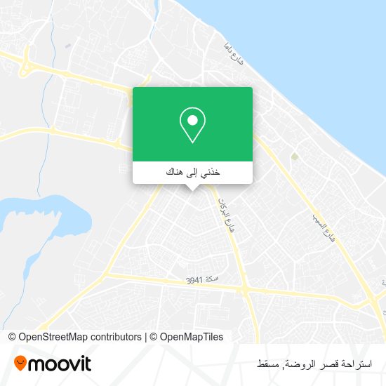 خريطة استراحة قصر الروضة