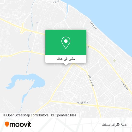 خريطة مدينة الكرك