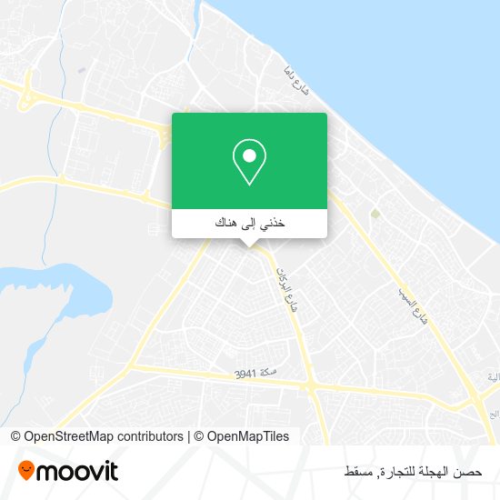 خريطة حصن الهجلة للتجارة