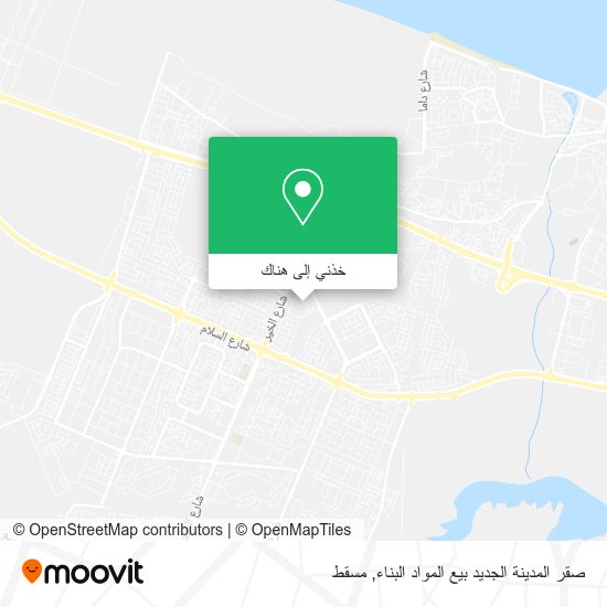 خريطة صقر المدينة الجديد بيع المواد البناء
