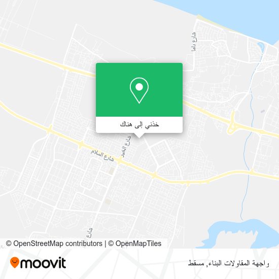 خريطة واجهة المقاولات البناء