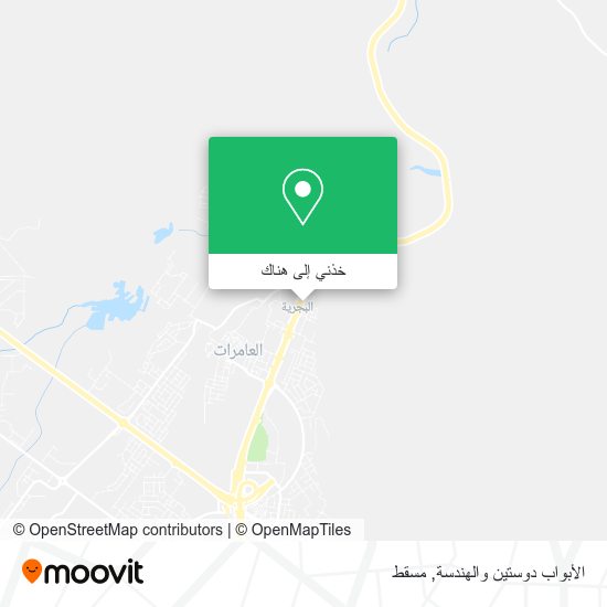 خريطة الأبواب دوستين والهندسة