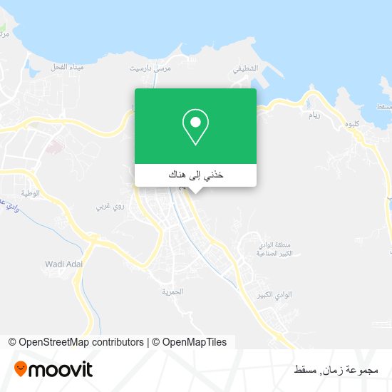خريطة مجموعة زمان