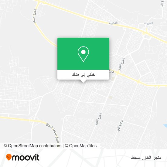 خريطة متجر الغاز