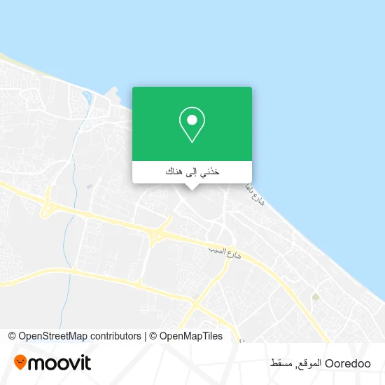 خريطة Ooredoo الموقع