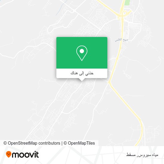 خريطة مياه سيروس