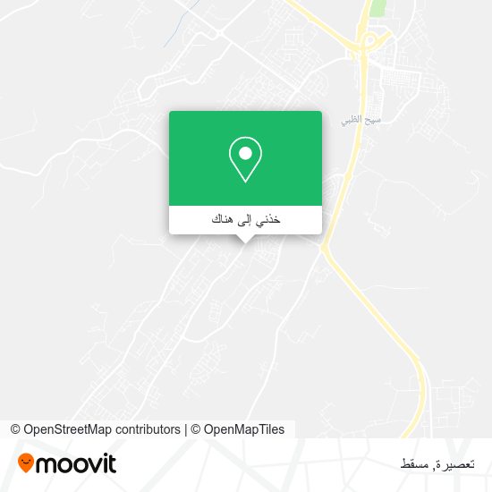 خريطة تعصيرة