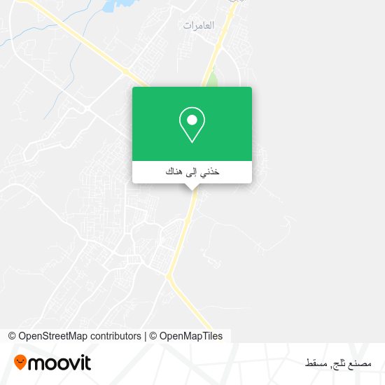 خريطة مصنع ثلج