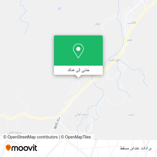 خريطة برادات عندام