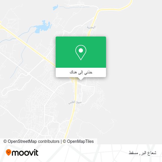 خريطة شعاع البر