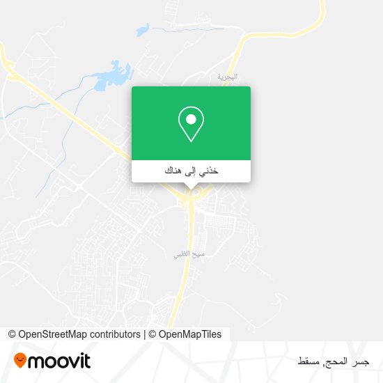 خريطة جسر المحج