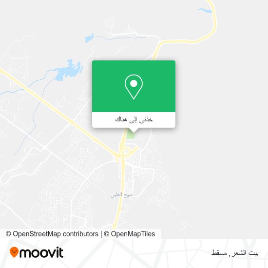 خريطة بيت الشعر