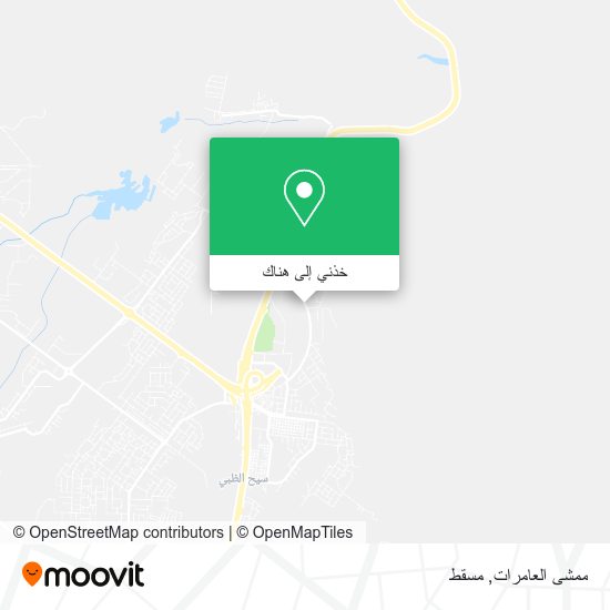 خريطة ممشى العامرات