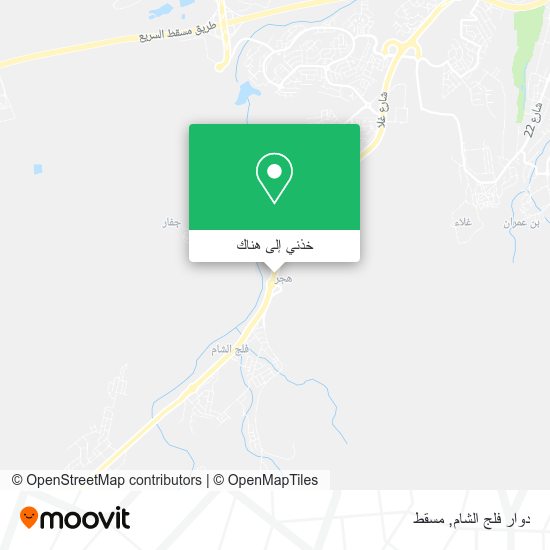 خريطة دوار فلج الشام