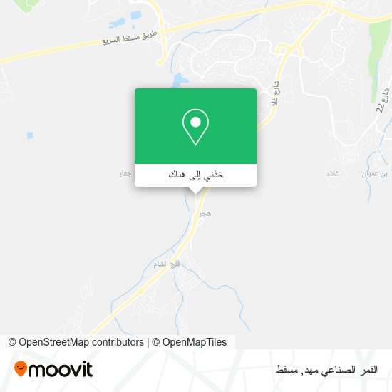 خريطة القمر الصناعي مهد