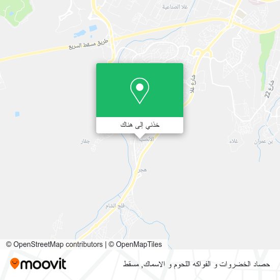 خريطة حصاد الخضروات و الفواكه اللحوم و الاسماك