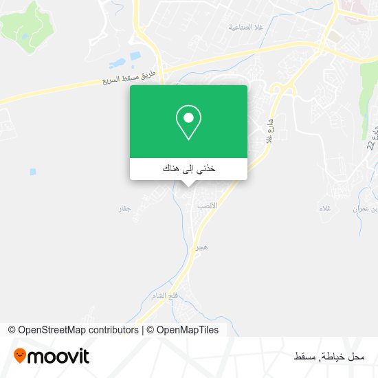 خريطة محل خياطة