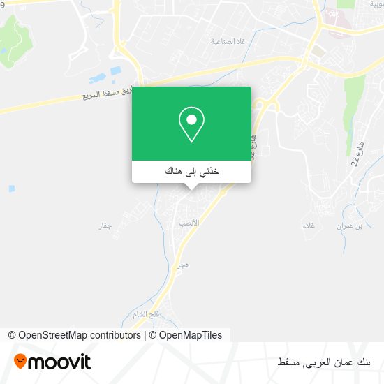 خريطة بنك عمان العربي
