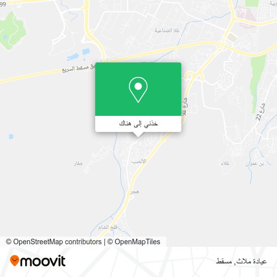 خريطة عيادة ملاث