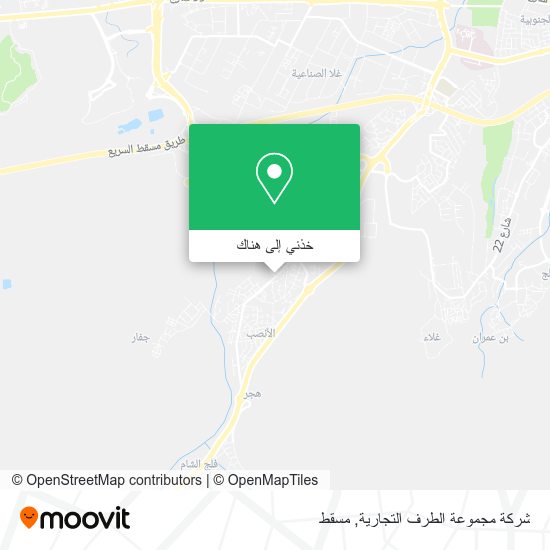 خريطة شركة مجموعة الطرف التجارية
