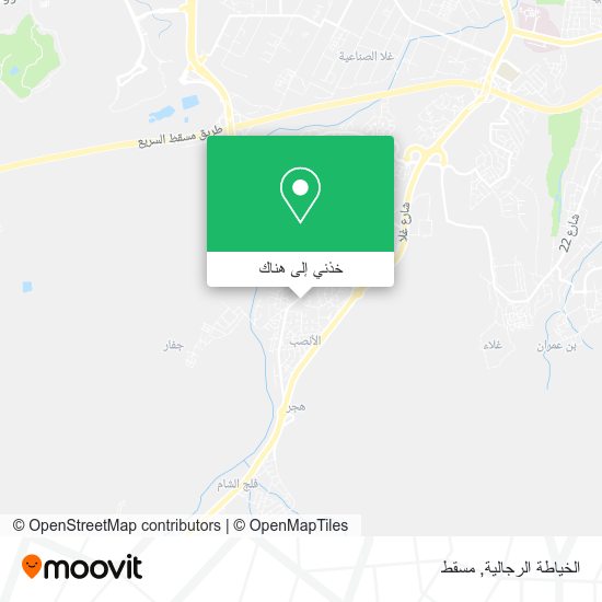 خريطة الخياطة الرجالية