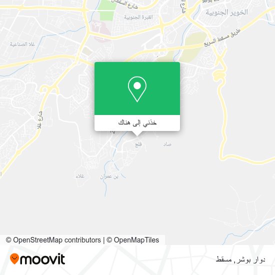 خريطة دوار بوشر