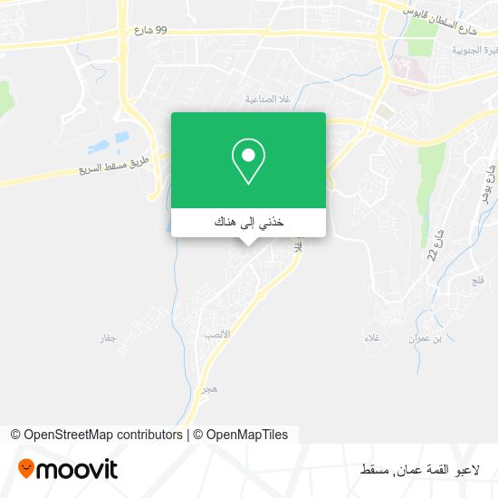 خريطة لاعبو القمة عمان