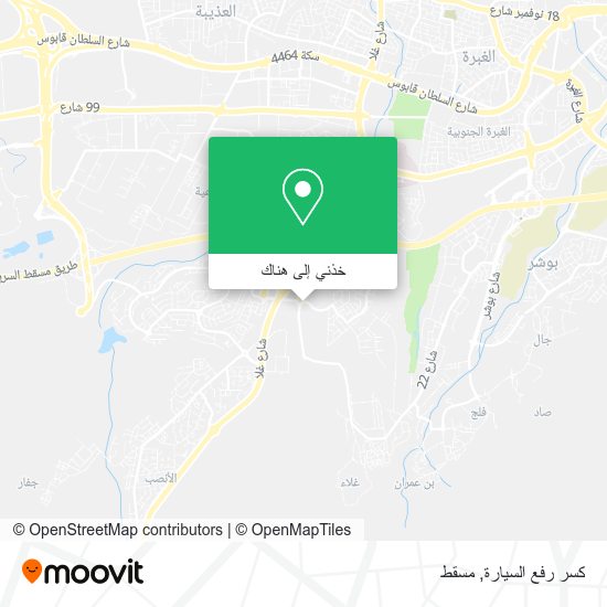 خريطة كسر رفع السيارة