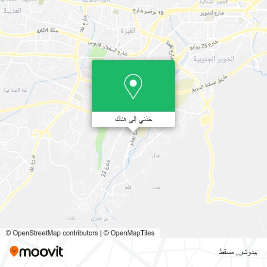 خريطة بيدوتس