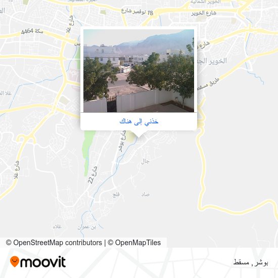 خريطة بوشر