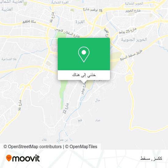 خريطة ككسز