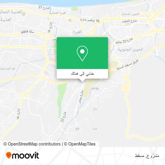 خريطة مَشرُوع