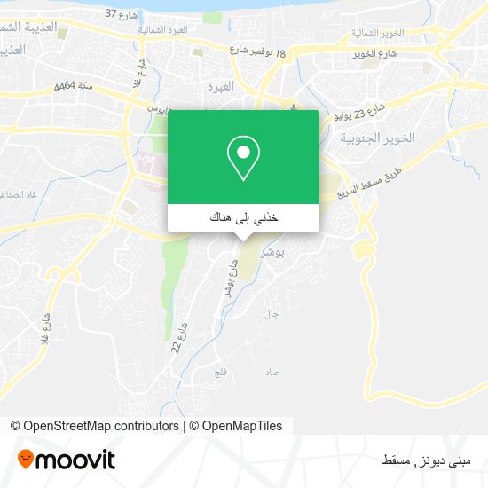 خريطة مبنى ديونز
