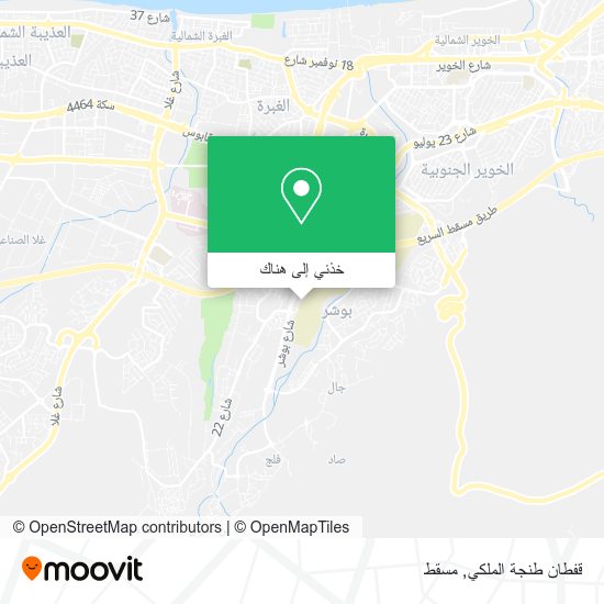 خريطة قفطان طنجة الملكي