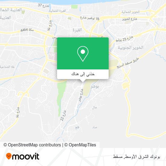 خريطة بونوك الشرق الأوسط