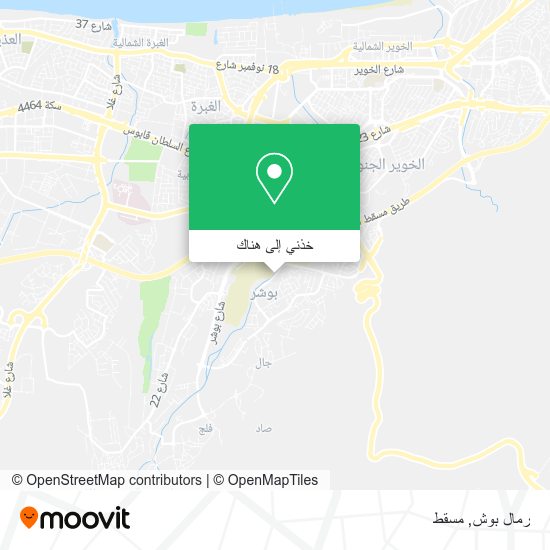 خريطة رمال بوش