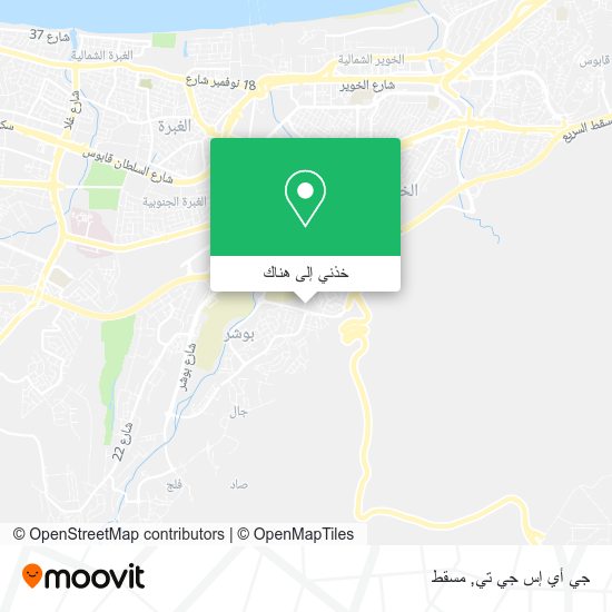 خريطة جي أي إس جي تي