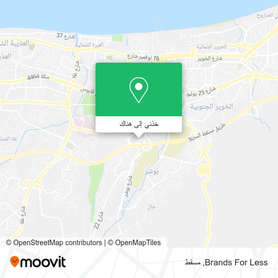 خريطة Brands For Less