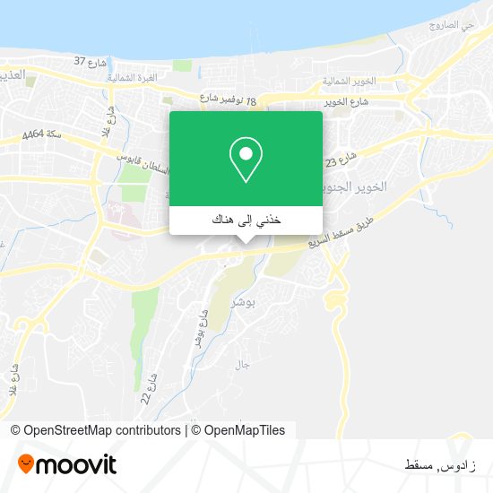 خريطة زادوس