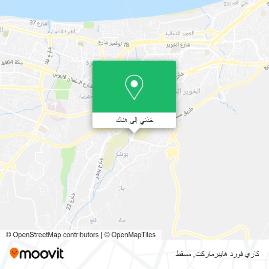 خريطة كاري فورد هايبرماركت