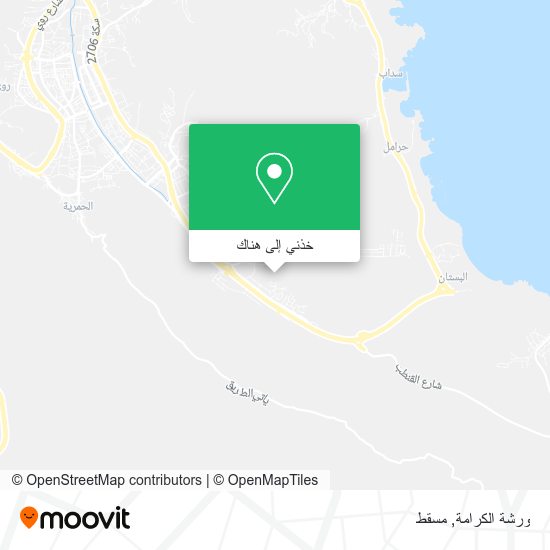 خريطة ورشة الكرامة