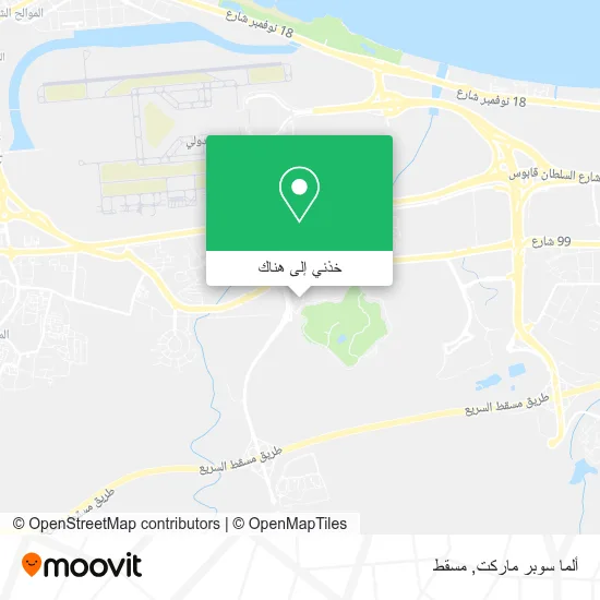 خريطة ألما سوبر ماركت