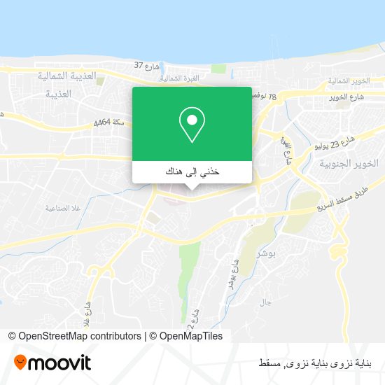 خريطة بناية نزوى بناية نزوى